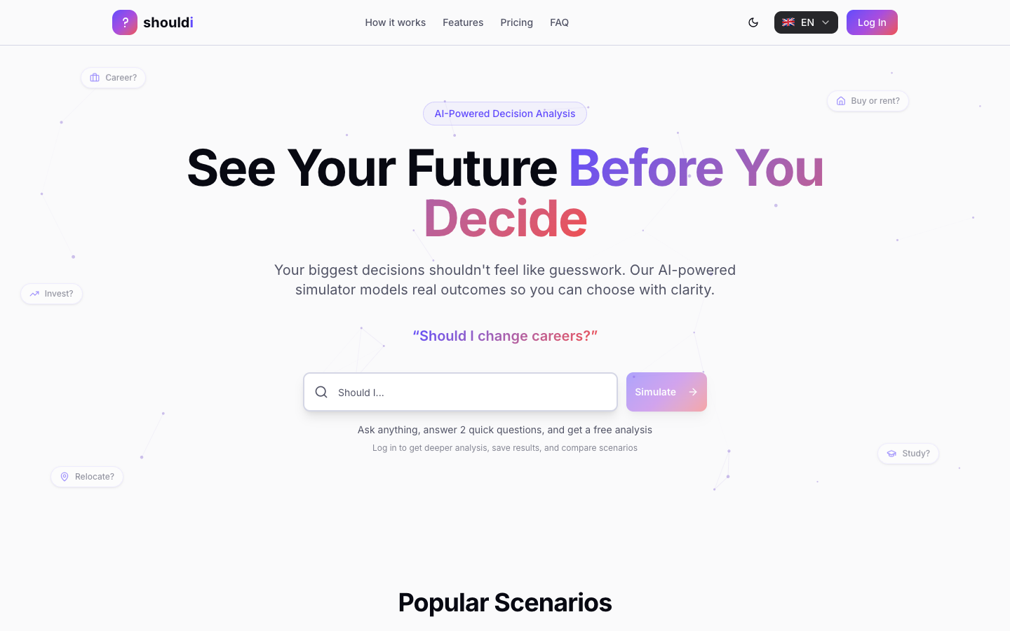 AI-based Decision Simulator